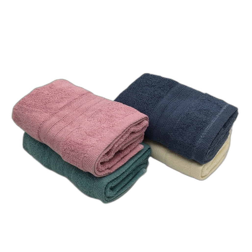 Cotton Blend 4 Pack 70x33CM Soft Face Towels For Bathroom Kitchen Gym Spa NEW