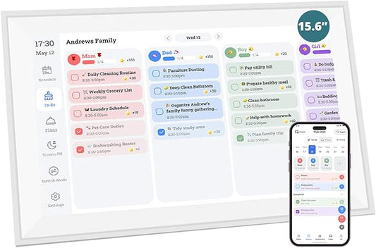 ISTOYO 15.6 Inch Digital Calendar Family Smart Interactive Planner App Control