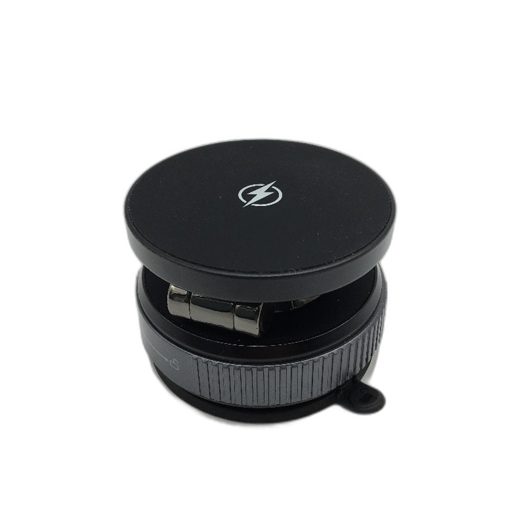 Rotatable Magnetic Phone Wireless Charging Holder Mount Vacuum Suction Cup NEW