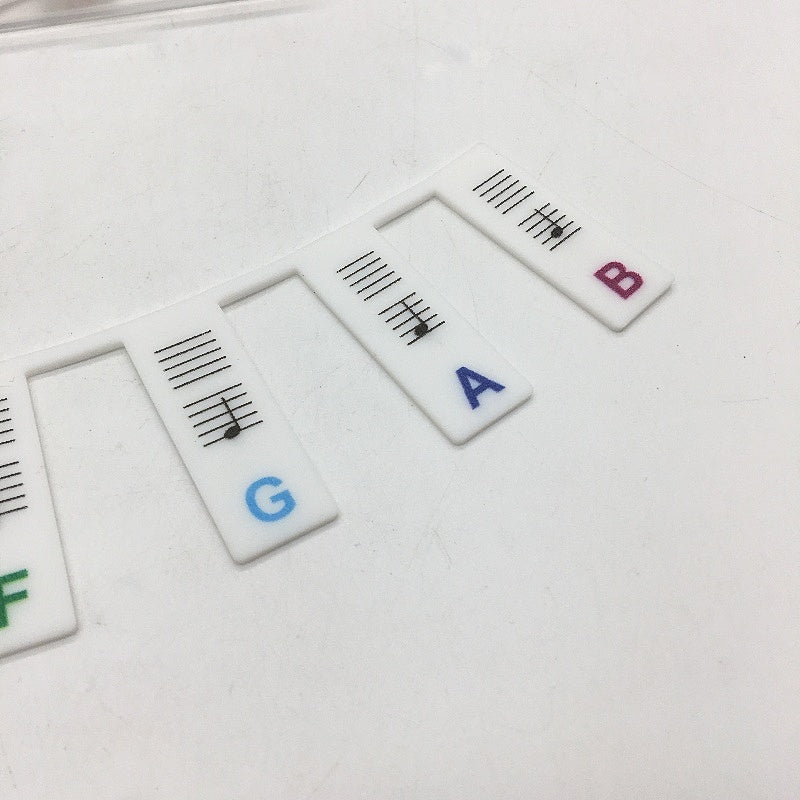 Silicone Beginners Piano Notes Guide Key Labels Fits 88/61 Key Pianos NEW