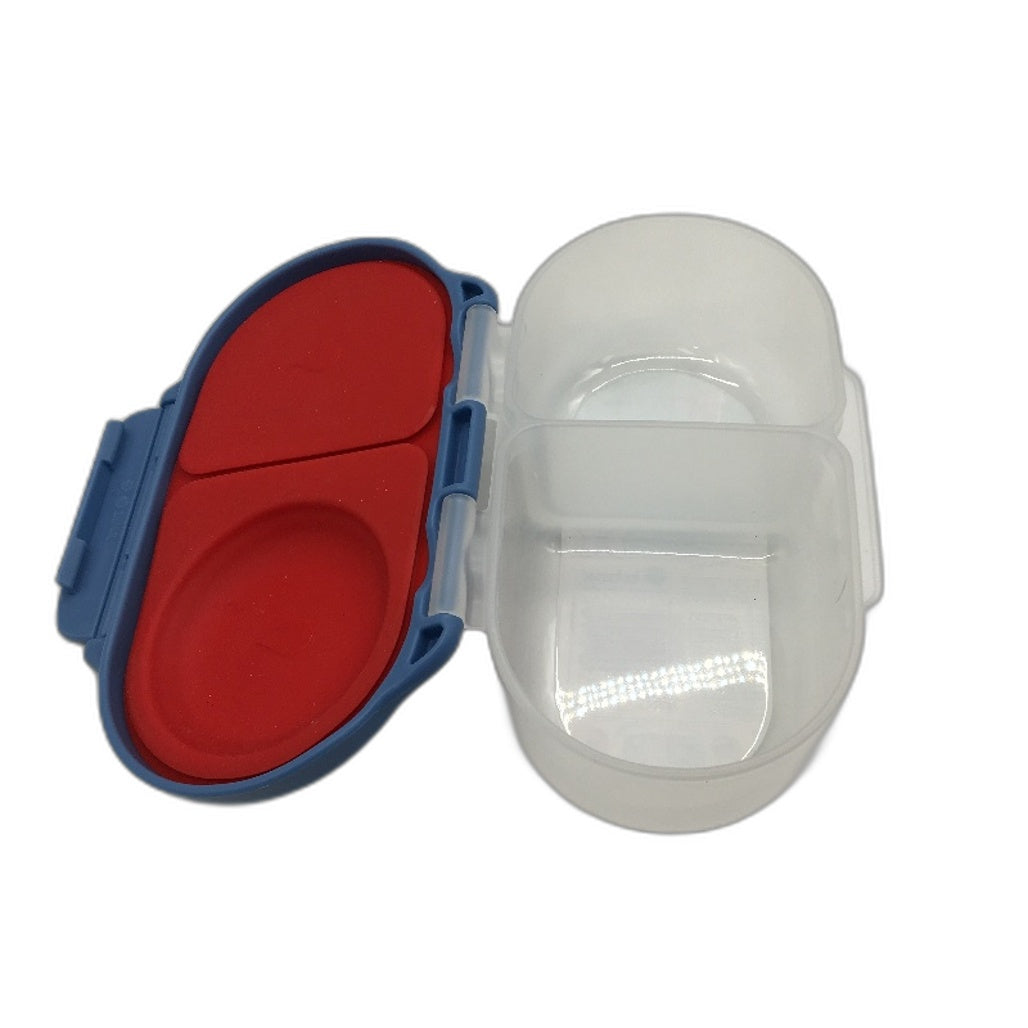 B box 350ML Divided Snackbox Food Container Fits Whole Fruit Dishwasher Safe NEW