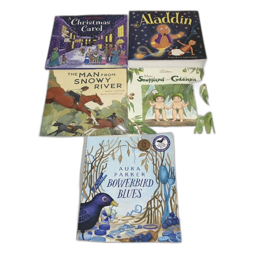 Kids Picture Book 5PCS Bundle Set Bedtime Story Book Early Learning DEMO