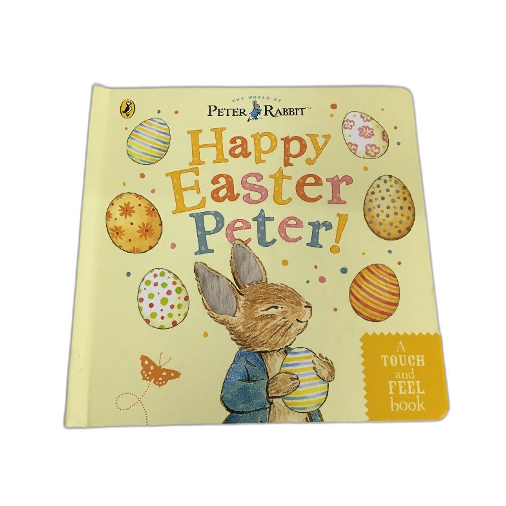 Peter Rabbit 2Pack Kids Book Set Tale & Happy Easter Peter Touch & Feel Book NEW