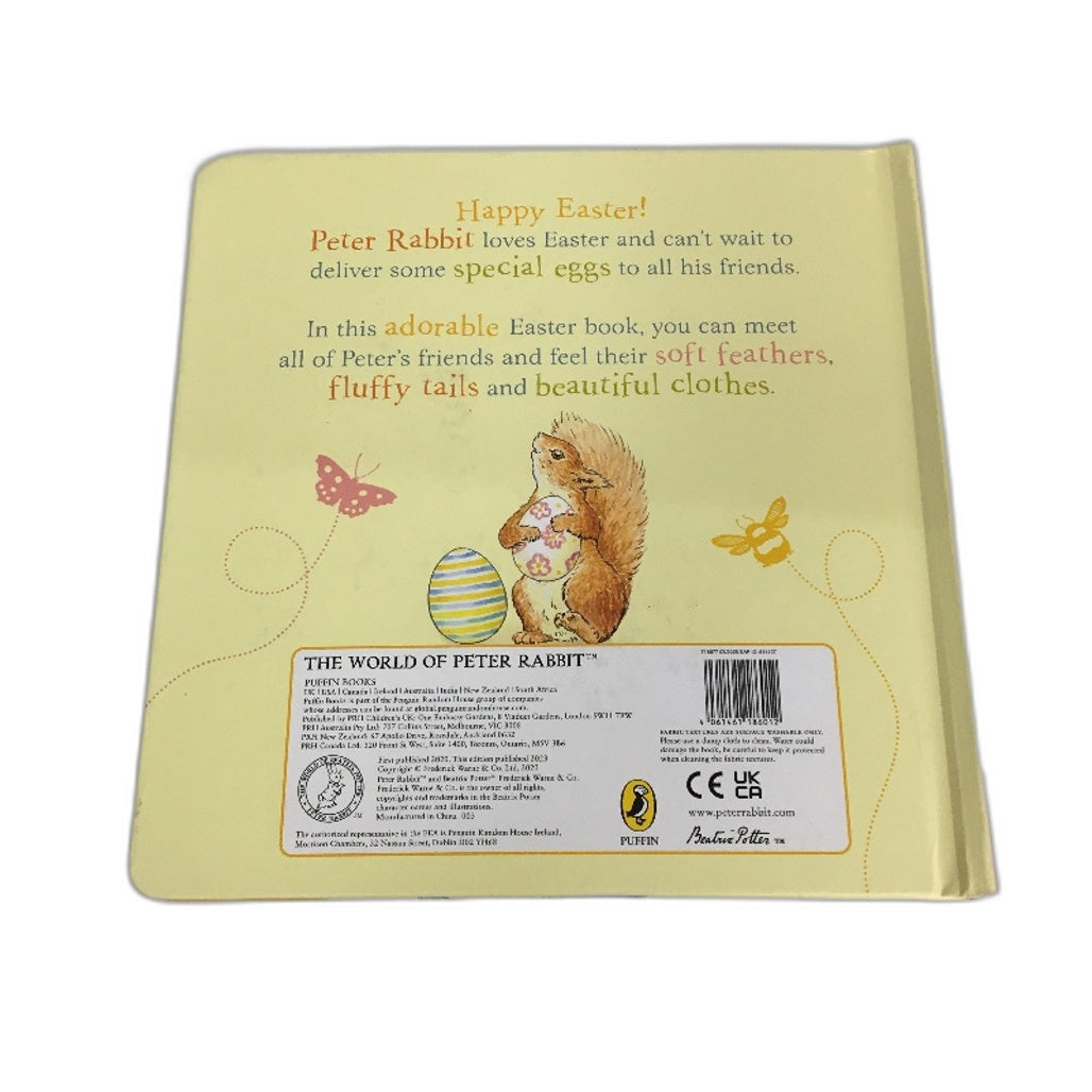 Peter Rabbit 2Pack Kids Book Set Tale & Happy Easter Peter Touch & Feel Book NEW
