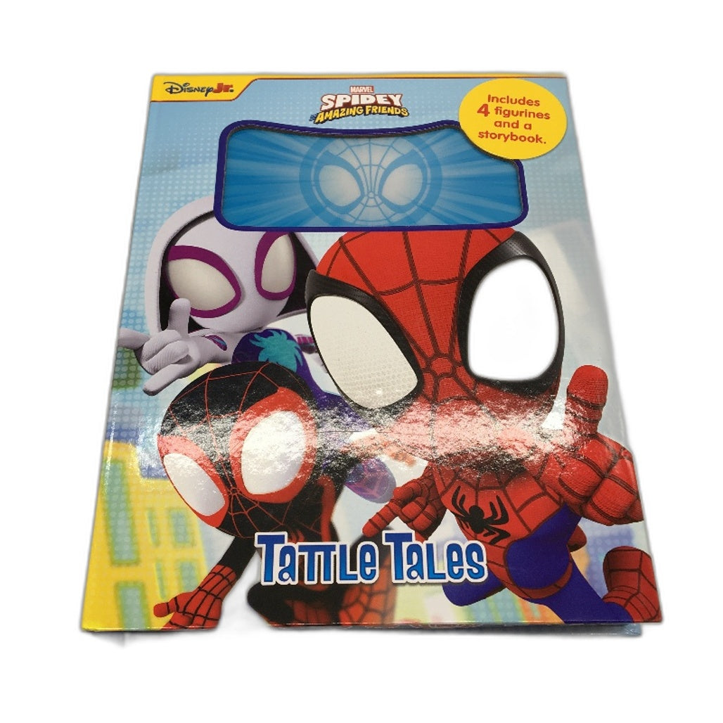 Marvel Spiderman Toy Bundle Projector Watch Mini Pinball & Figurine Book NEW