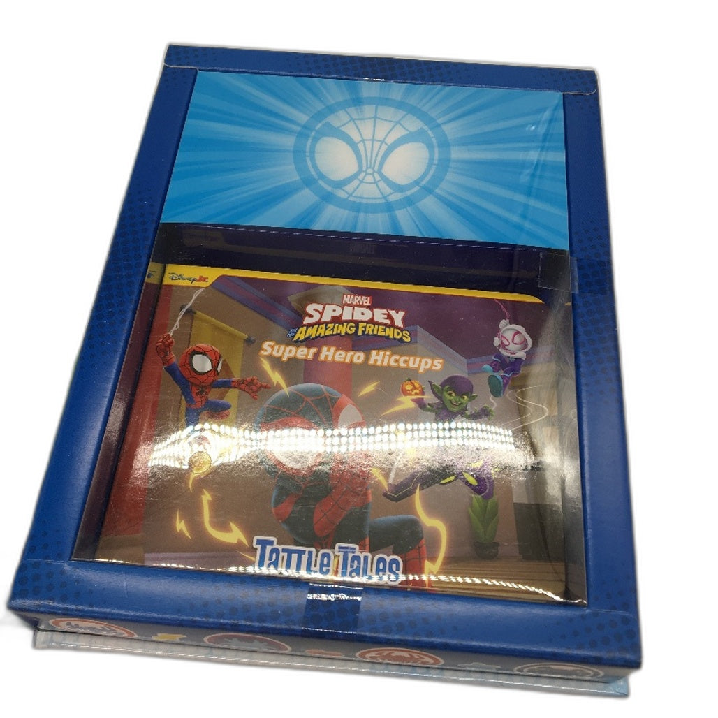 Marvel Spiderman Toy Bundle Projector Watch Mini Pinball & Figurine Book NEW