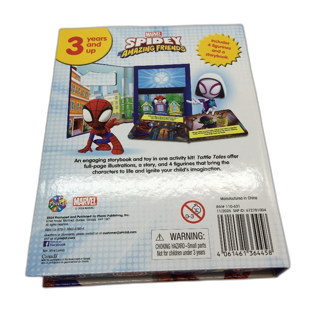 Marvel Spiderman Toy Bundle Projector Watch Mini Pinball & Figurine Book NEW