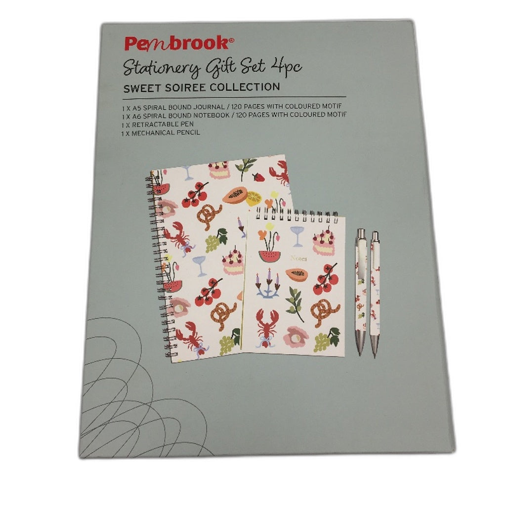 Stationary 6PCS Bundle Notebooks Coloured Pencils Glitter Metallic Gel Pen NEW