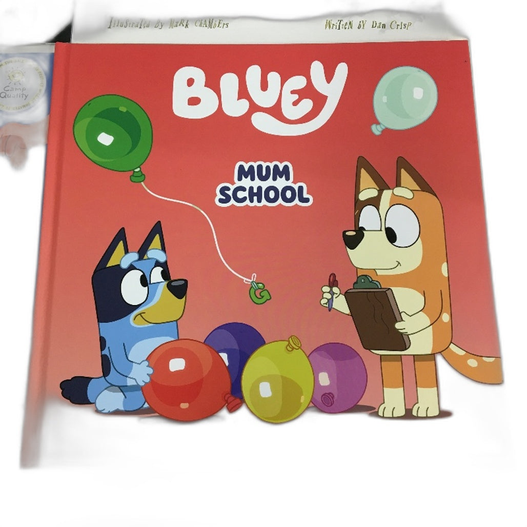 Kids Picture Book 4PC Bundle Animal Storybooks Panda Bear Bluey Stories NEW