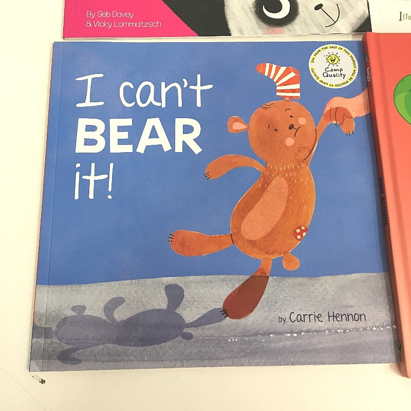 Kids Picture Book 4PC Bundle Animal Storybooks Panda Bear Bluey Stories NEW