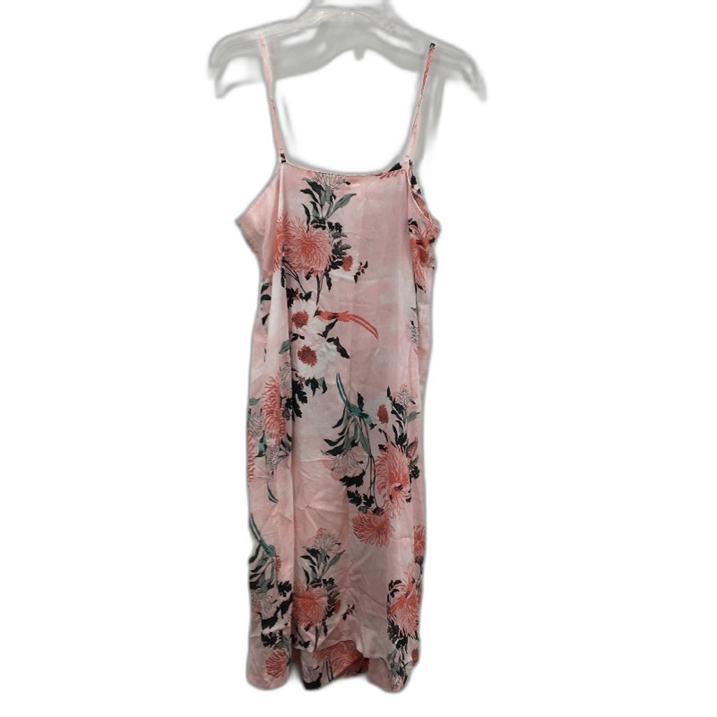 Chloe & Lola Bird on Flowers Print Pink Strappy Nightie Ladies Size Small NEW
