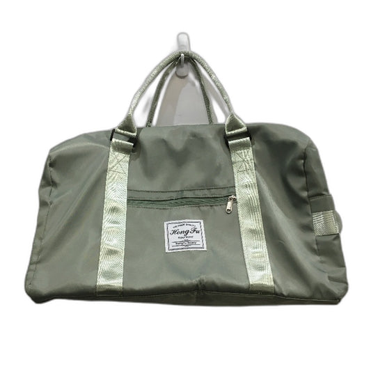 HongFu Pastel Green Medium Capacity Sports Gym Travel Duffel Bag 18x19x12" NEW