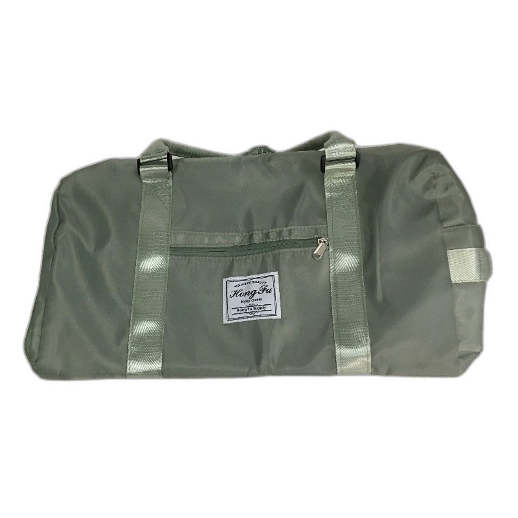 HongFu Pastel Green Medium Capacity Sports Gym Travel Duffel Bag 18x19x12" NEW