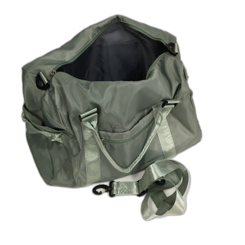 HongFu Pastel Green Medium Capacity Sports Gym Travel Duffel Bag 18x19x12" NEW