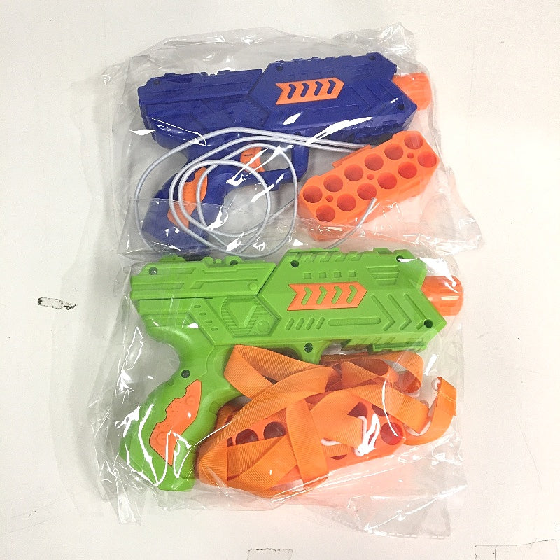 2-in-1 Folding Bows & Soft Shotguns Shooting Practice Set Ages 5 Up NEW