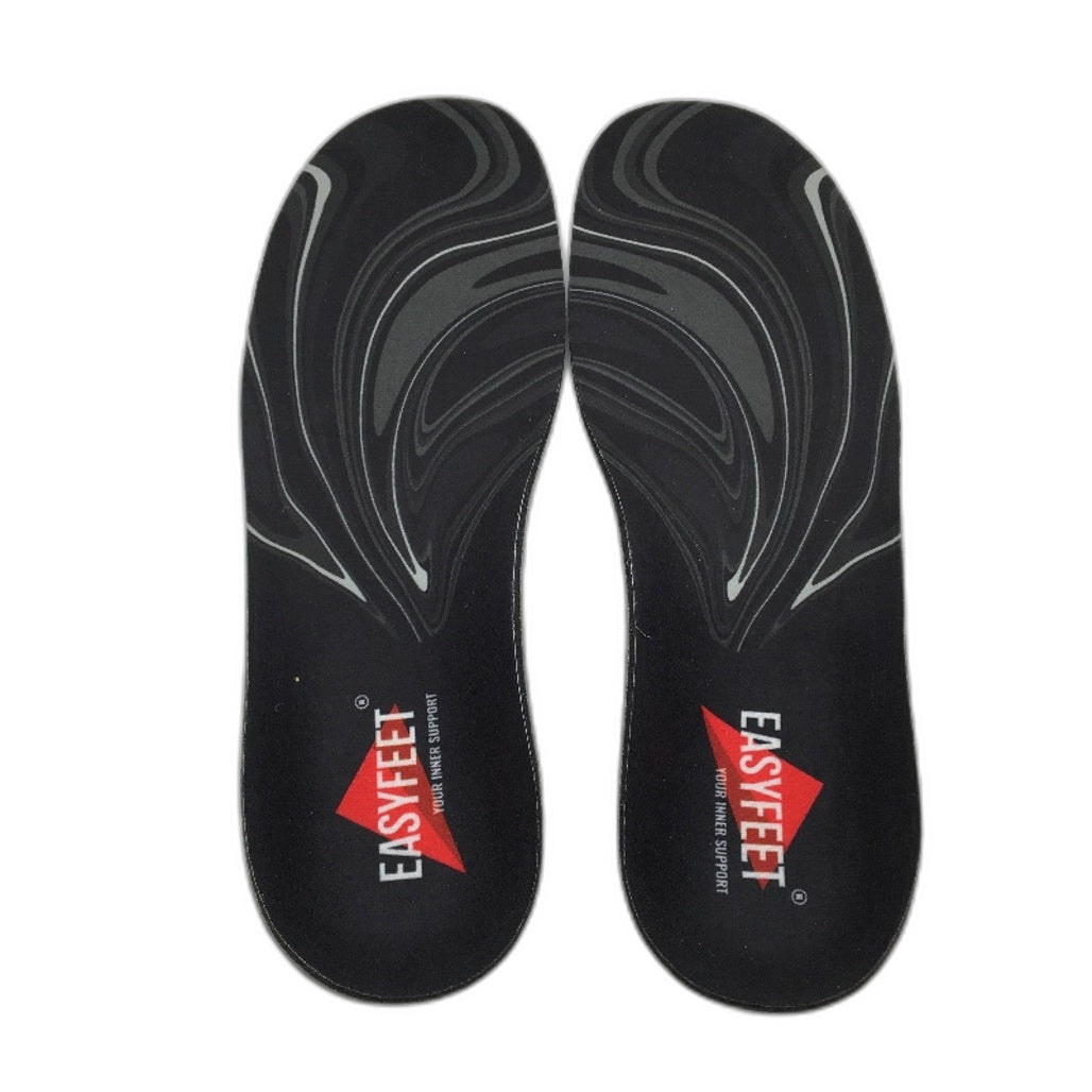 EasyFeet Black Onyx Anti Fatigue Feet Insoles Unisex Size Small AU/UK 6-7.5 NEW