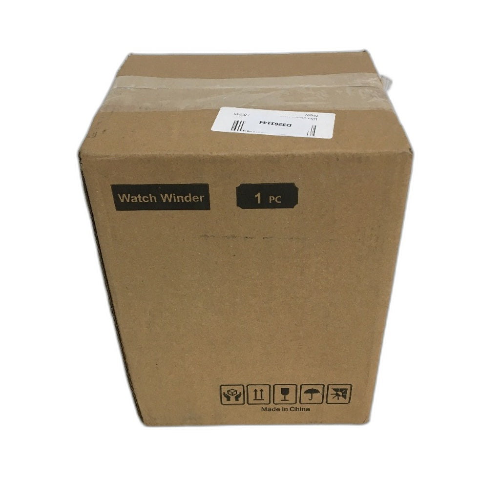 LIAN Brown PU Leather Automatic Double Watch Winder Storage Case NEW