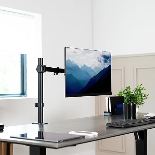 VIVO V001 Single Monitor Arm Desk Swivel VESA Mount Max 10kg up to 38 Inch DEMO