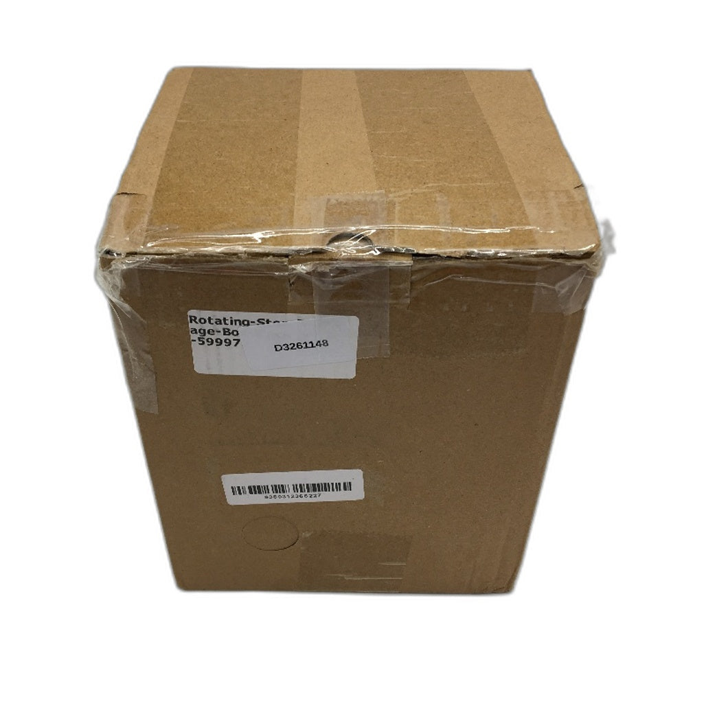 360 Degree Swivel Rotating 5 Compartment Desk Organiser Caddy in Black NEW