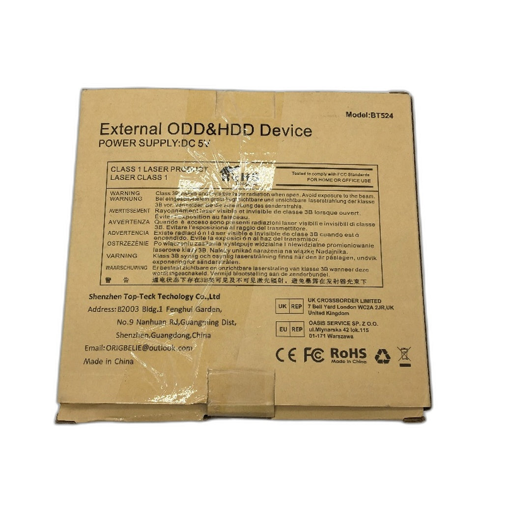 ORIGBELIE Portable External CD DVD Drive USB Burner Player For Laptop PC NEW