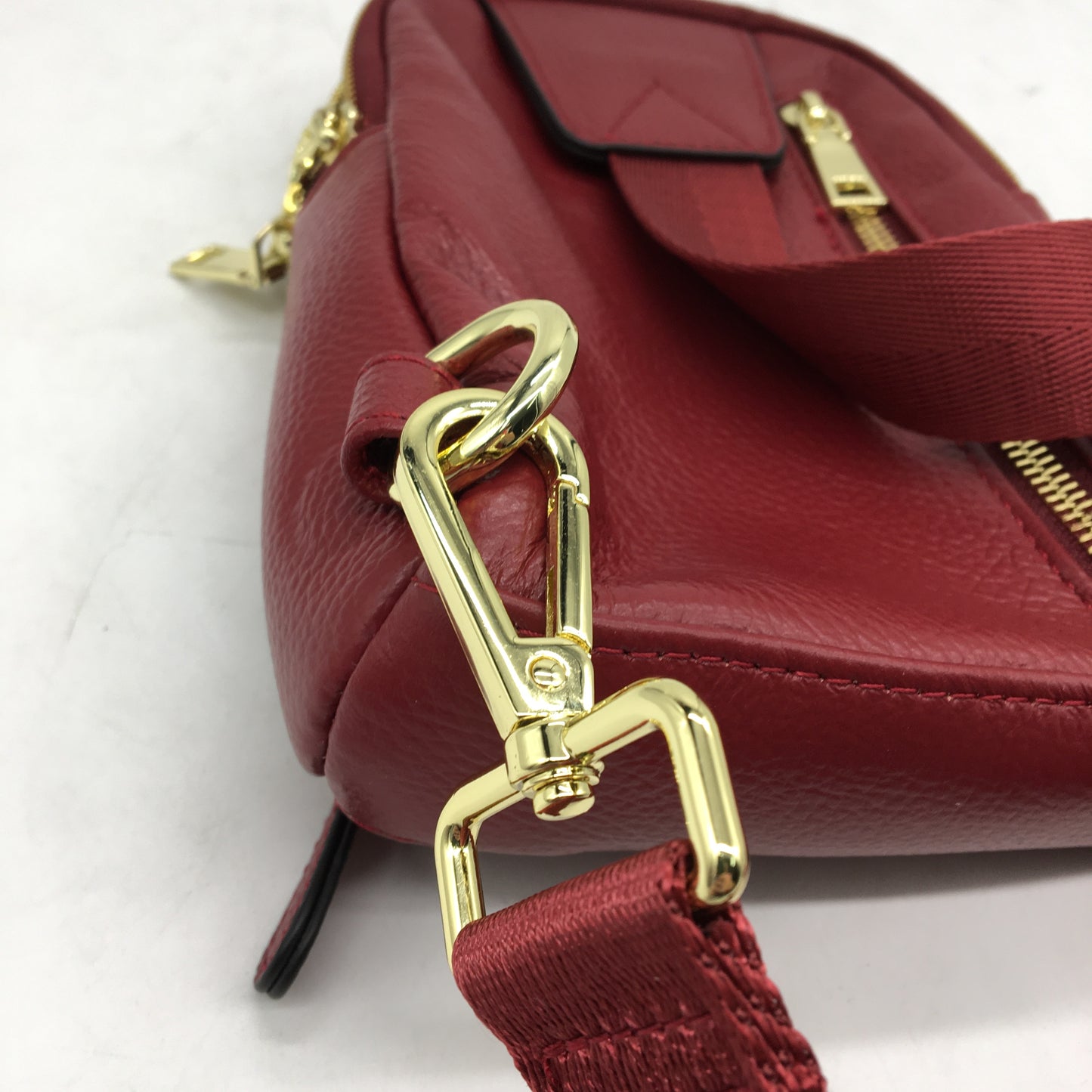 S ZONE Geniune Leather Anti Theft RFID Blocking Small Sling Shoulder Bag NEW