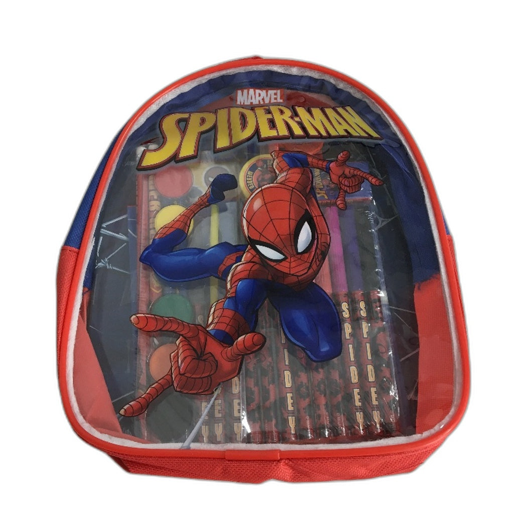 Spider Man 4PC Bundle Board Game Projector Watch Art Set Inflatable Boat NEW