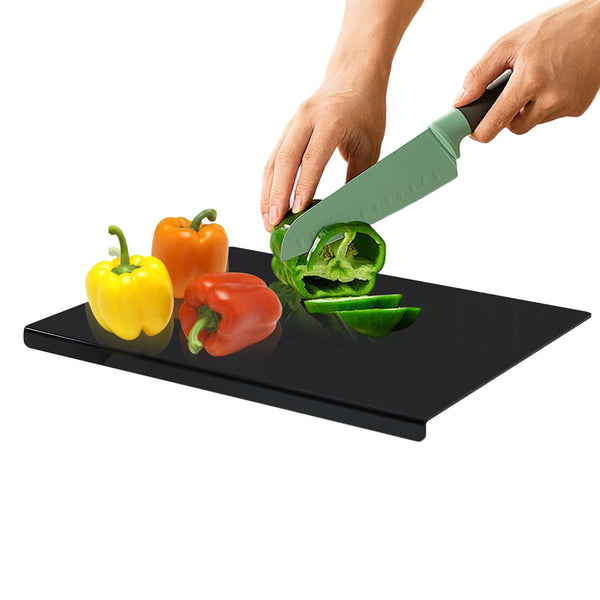 Generic Large Acrylic Cutting Board with Counter Lip for Cooking Online...