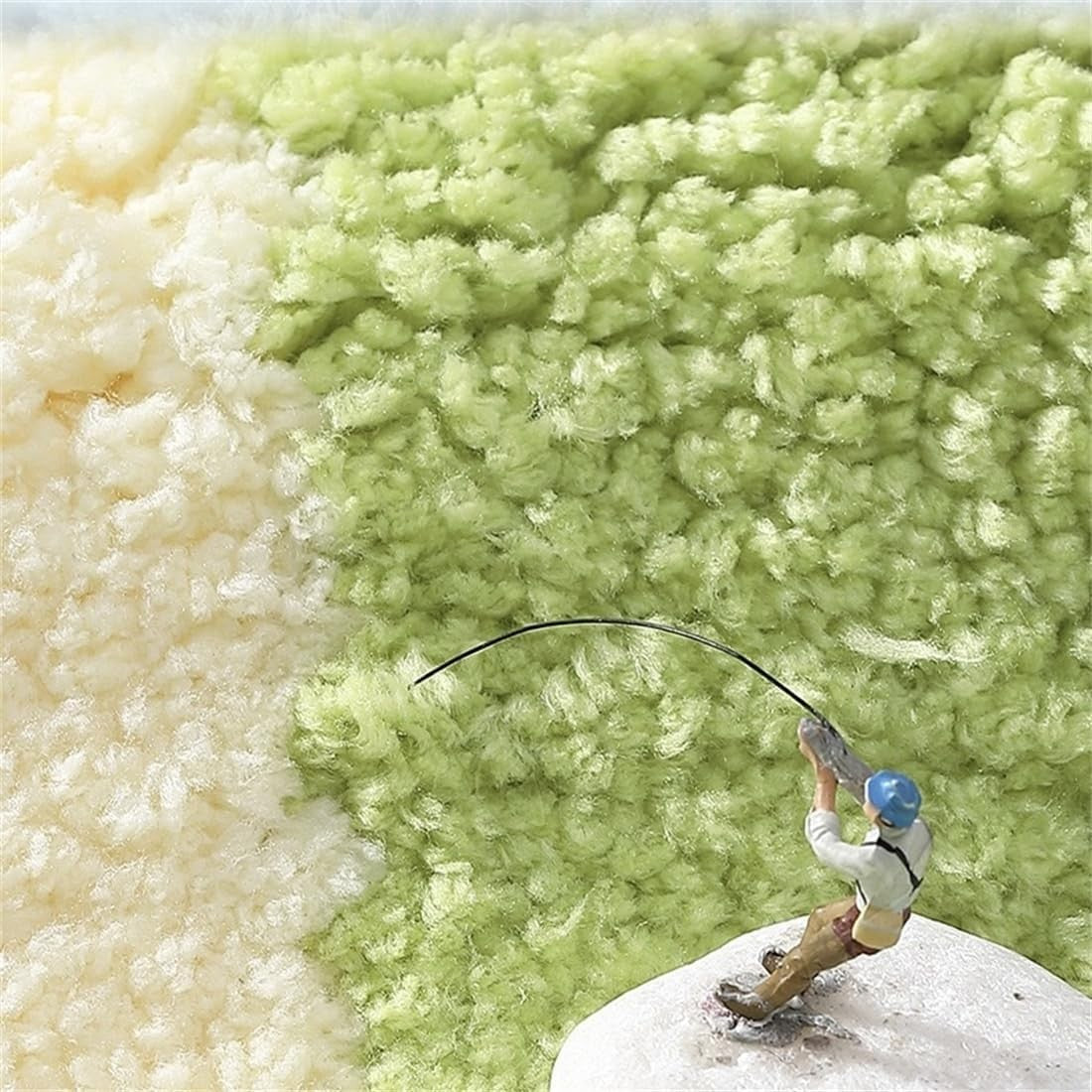 Ankah Luxury Shaggy Bath Mat Little Frog Design, High Absorbent, Australia...