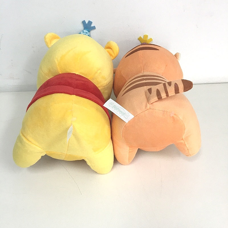 Winnie The Pooh & Tigger With Party Hat 2 Pack Soft Plush Toys Plushies NEW