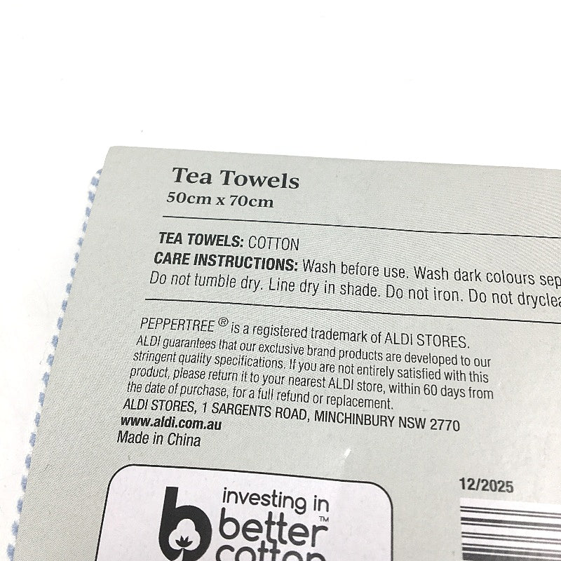 Peppertree 100% Cotton Mutlicoloured Dog Themed 3 x 2 Tea Towel Pack NEW