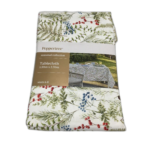 Peppertree Seasonal 6-8 Seater Rectangle Australiana Tablecloth 1.5 x 2.7m NEW