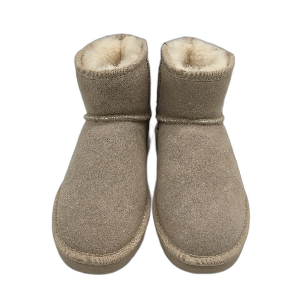 GROSBY Jillaroo UGG Boots Genuine Sheepskin Suede Beige Womens Size 5 NEW