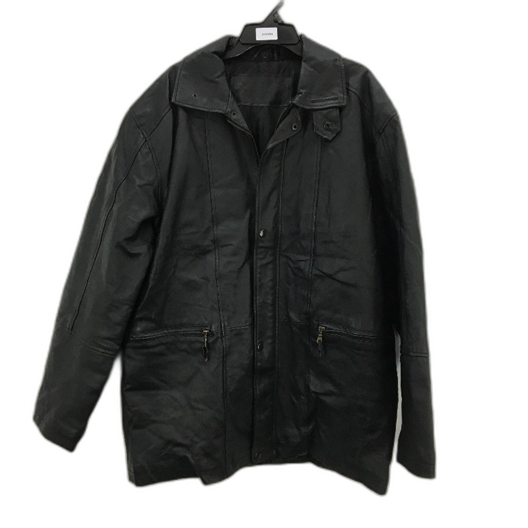 VINTAGE Blackstone Genuine Leather Fully Lined Outwear Coat Mens Size Large