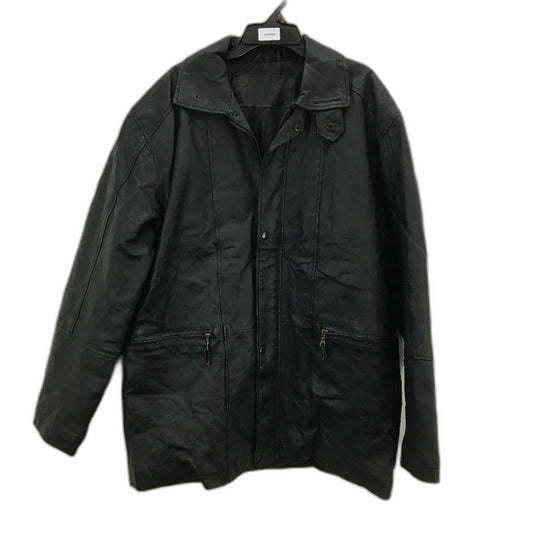 VINTAGE Blackstone Genuine Leather Fully Lined Outwear Coat Mens Size Large