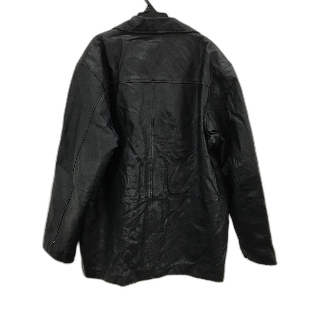 VINTAGE Blackstone Genuine Leather Fully Lined Outwear Coat Mens Size Large