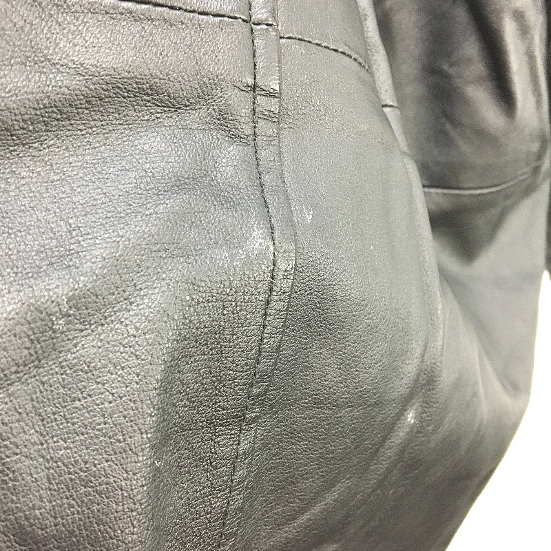 VINTAGE Blackstone Genuine Leather Fully Lined Outwear Coat Mens Size Large