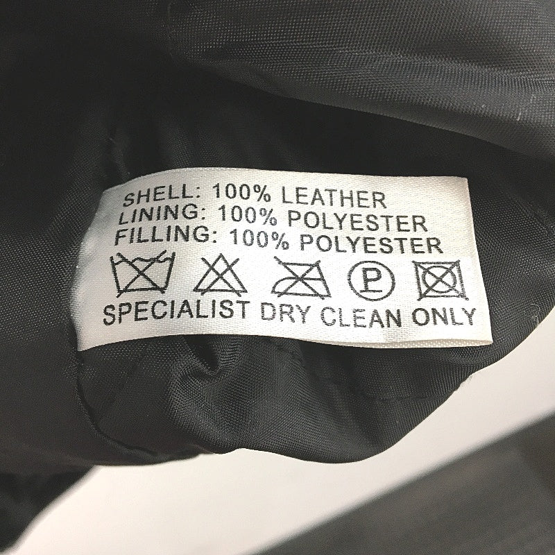 VINTAGE Blackstone Genuine Leather Fully Lined Outwear Coat Mens Size Large