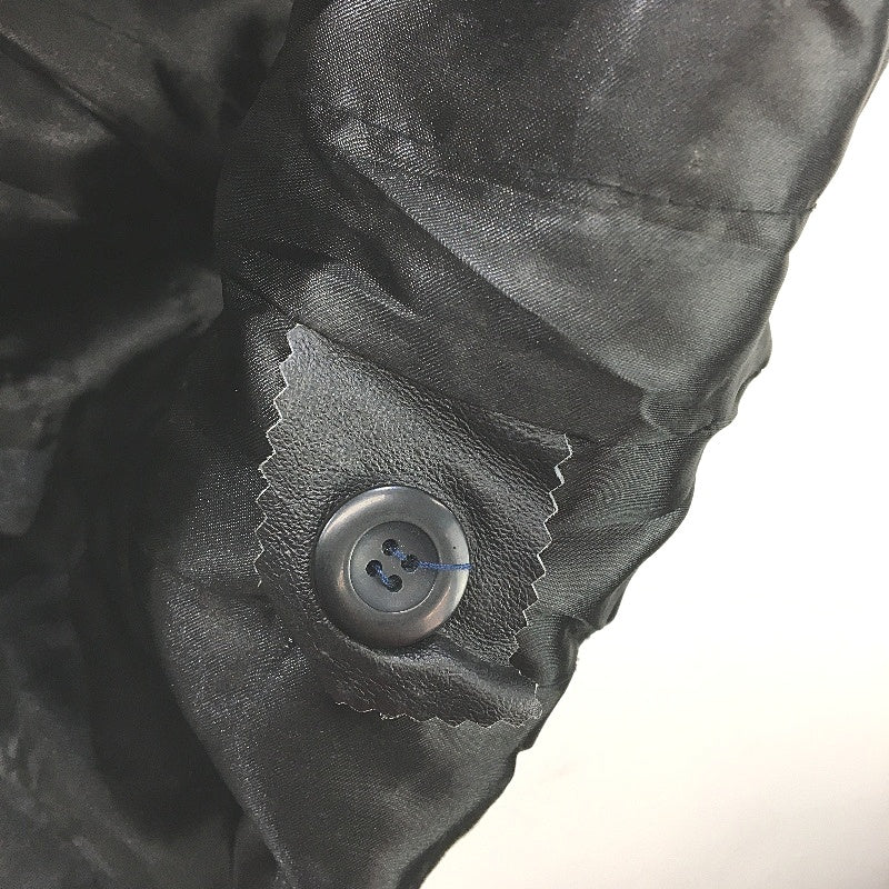 Yessica Genuine Leather Fully Lined Button Up Outwear Coat Ladies Size XS