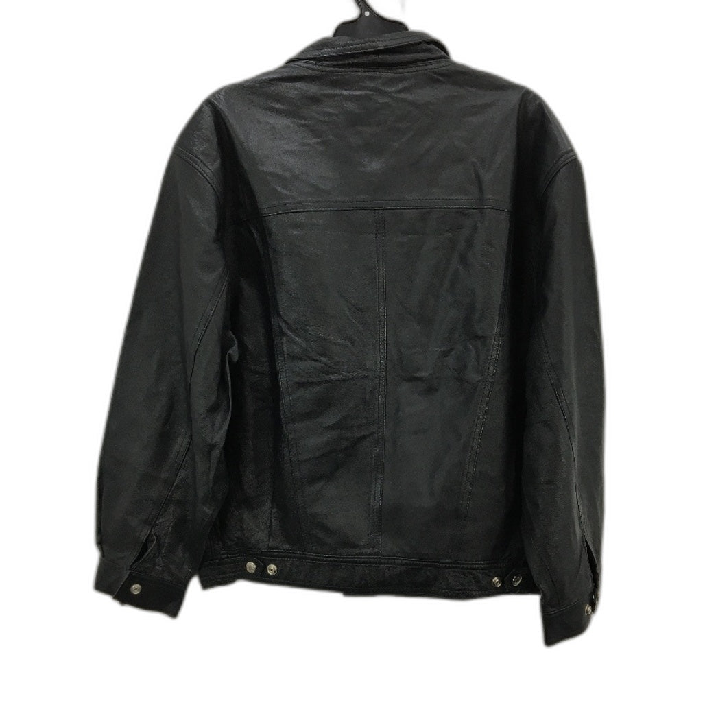 Leather At Work Australian Made Genuine Leather Fully Lined Jacket Mens Size Sm