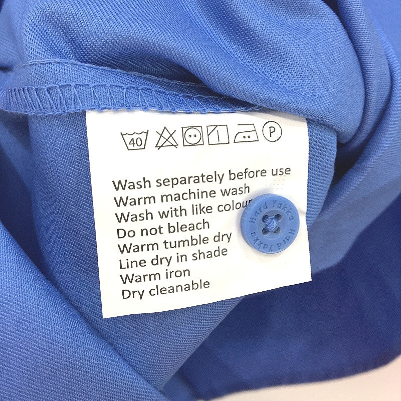 Hard Yakka Blue Medit Cotton Drill Short Sleeve Shirt Mens Size Large Y07510 NEW