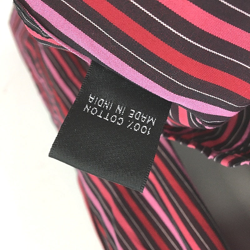 Scandale Slim Italian 100% Cotton Pink & Red Stripe L/Sleeve Shirt Mens Size XL