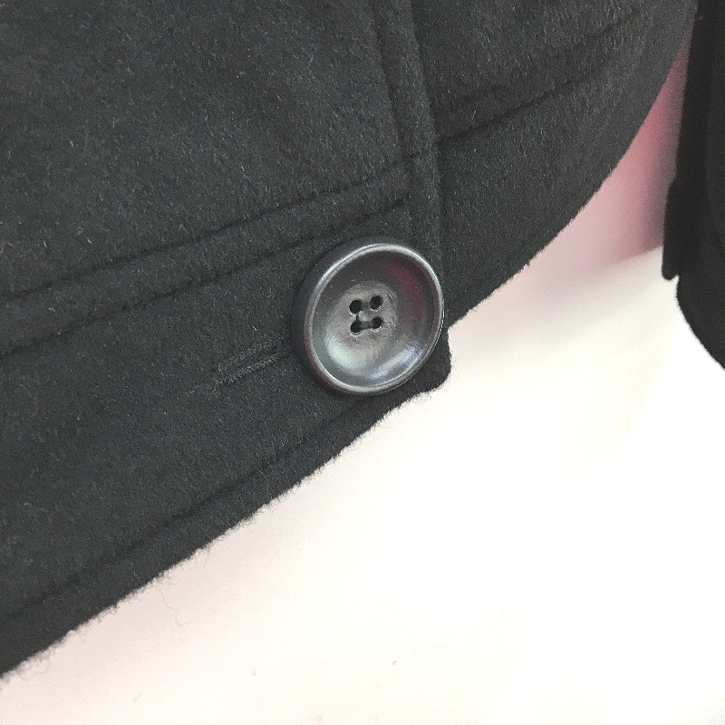 Country Road Black Soft Cropped Short Button Up Jacket Ladies Size Medium