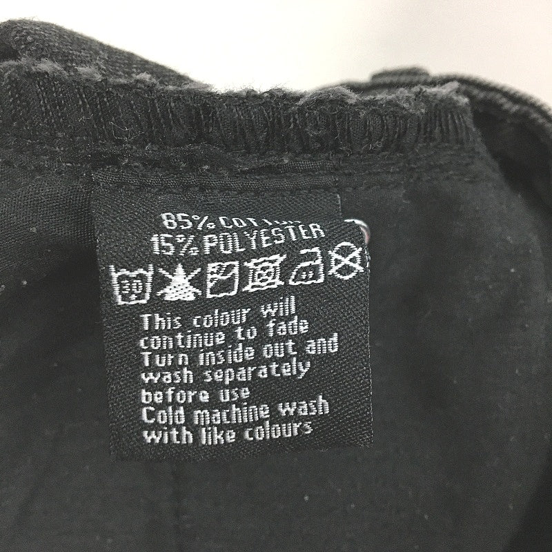 Silent Theory Cotton Blend Black Fade Cuffed Hem Denim Shorts Ladies Size 9