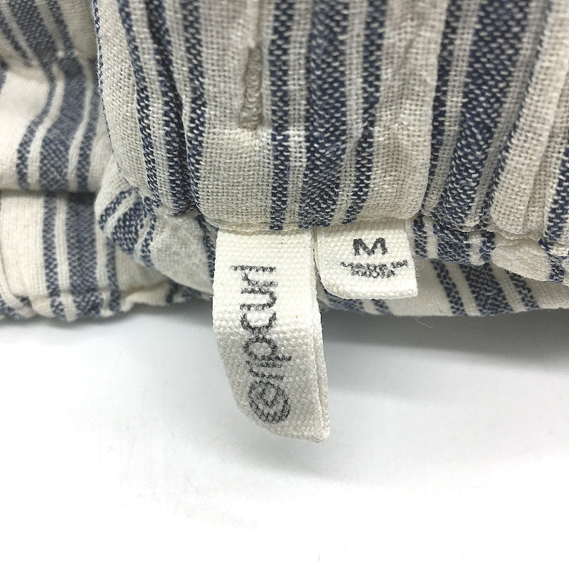 Rip Curl 100% Cotton Navy Stripe Drawstring Waist Summer Shorts Ladies Size M