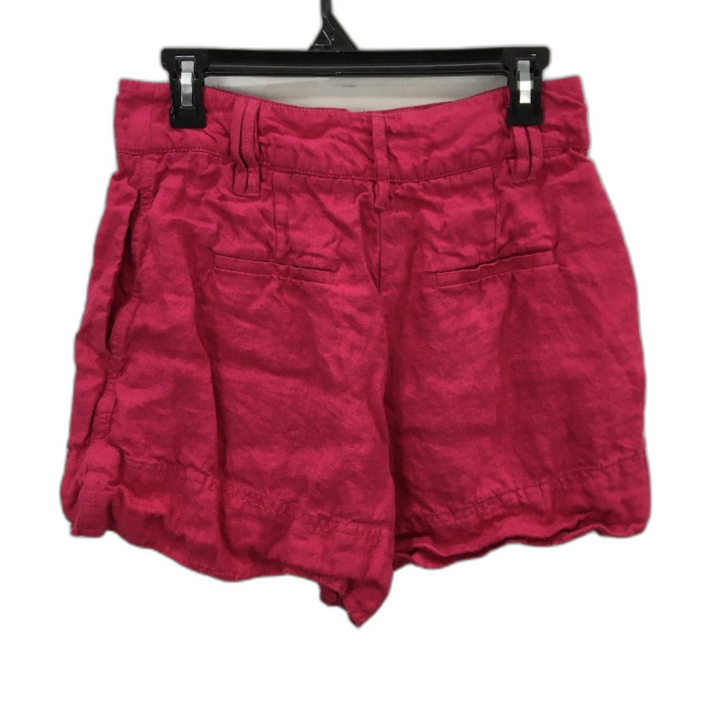 Country Road Organic French Linen Hot Pink Summer Shorts Ladies Size 10