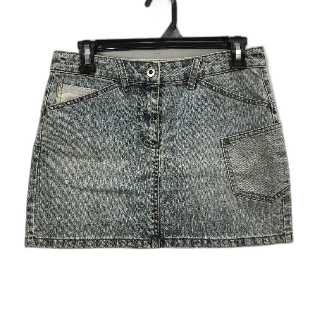 Country Road Acid Wash 100% Cotton Denim Mini Skirt Ladies Size 6