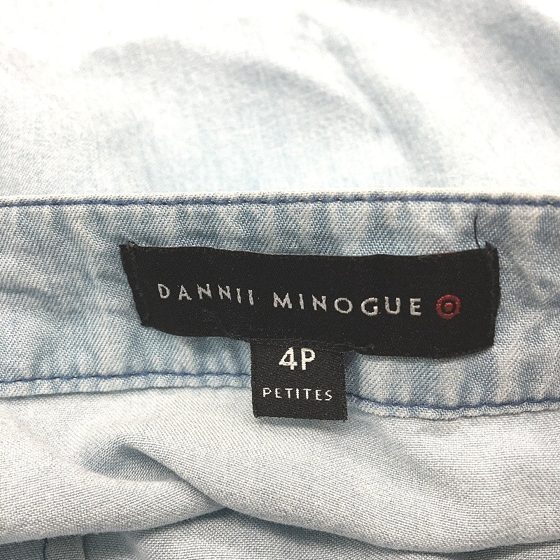 Dannii Minogue Petites Light Blue Lyocell Lightweight Mini Skirt Ladies Size 4