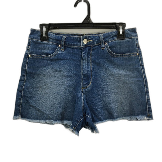 RIDERS by Lee Raw Hem 100% Cotton Blue Denim Cheeky Shorts Ladies Size 10