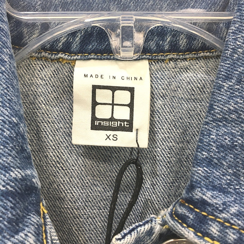 Insight Vienna Sleeveless Blue Denim Mid 90s Style Dress Ladies Size XS NEW
