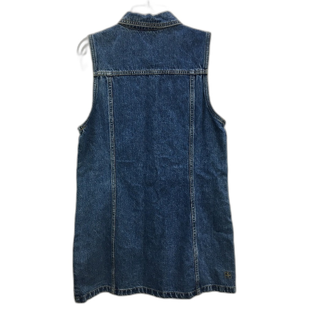 Insight Vienna Sleeveless Blue Denim Mid 90s Style Dress Ladies Size Large NEW